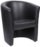 Club & Loungesessel "Abraham Lincoln"  schwarz